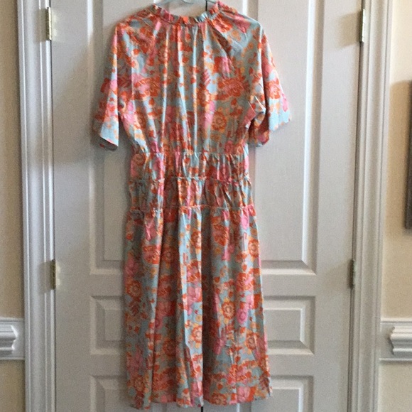 NWT dress Made With ❤️, L beautiful spring summer print.NO FLAWS. Lightweight. - Picture 6 of 6